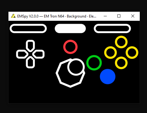 Live controller input display